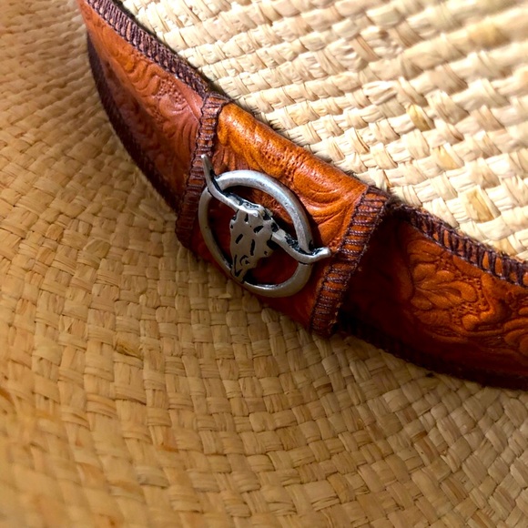 Fiesta cowboy/Cowgirl Straw Hat OS - Picture 3 of 12